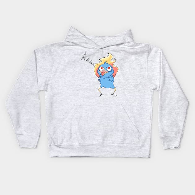 bird Kids Hoodie by scribbleBird